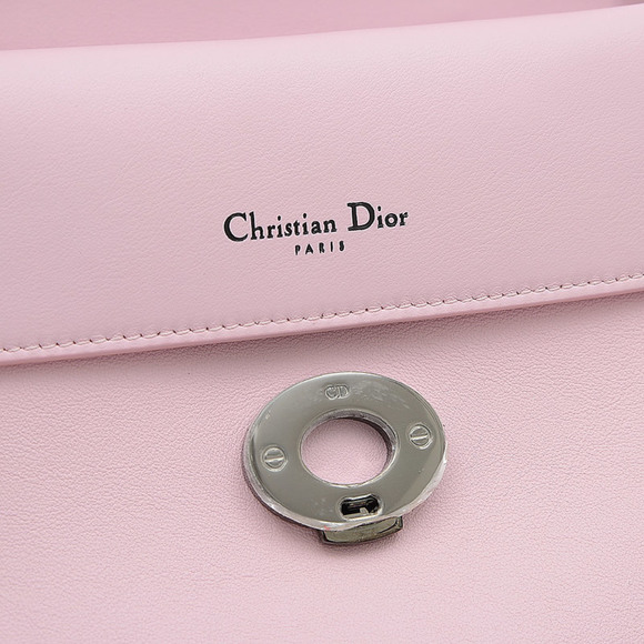 Christian Dior Dior B 2WAY Handbag Leather Pink M0981RFSK - Picture 6 of 7